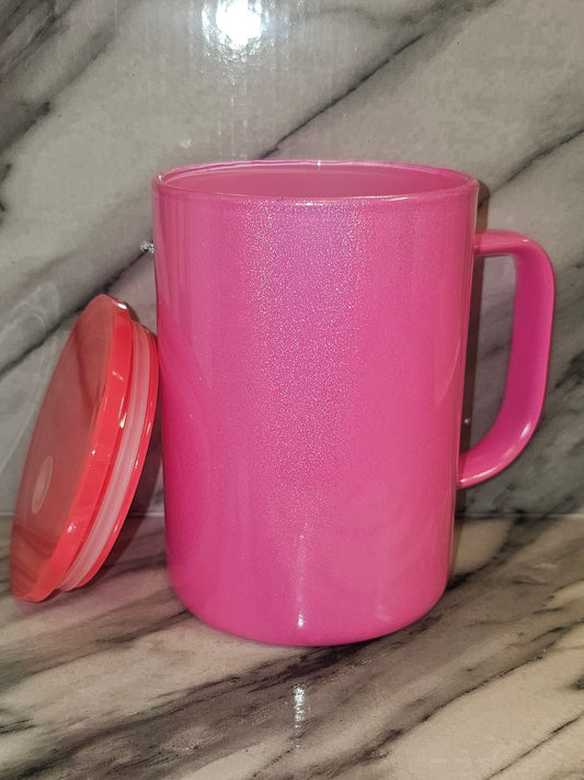 17oz Shimmer Holographic Glass Mug